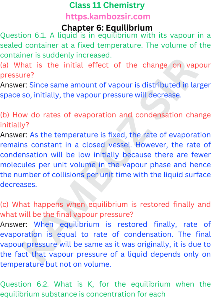 Class 11th Chemistry Chapter 6