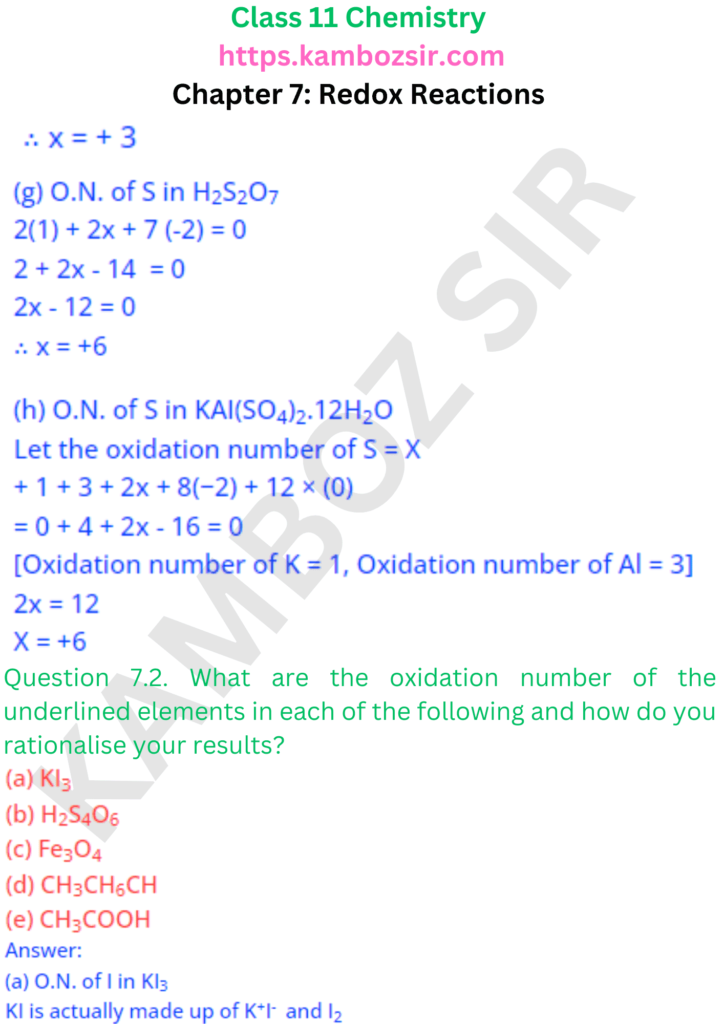 Class 11th Chemistry Chapter 7