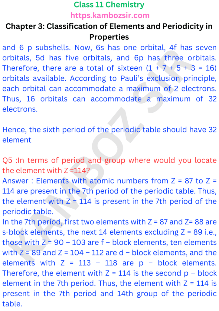 Class 11th Chemistry Chapter 3